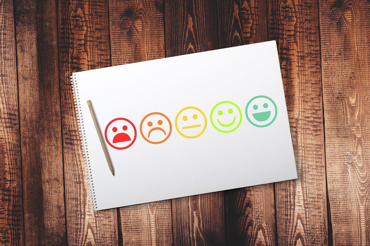 Smiley faces feedback